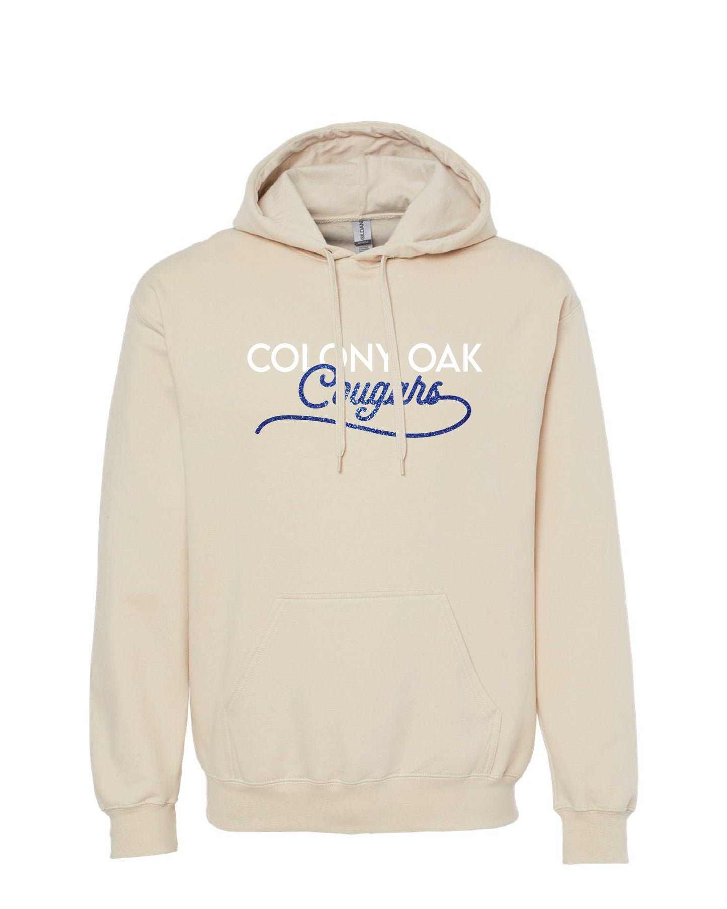 Glitter Script Cougars Hoodie