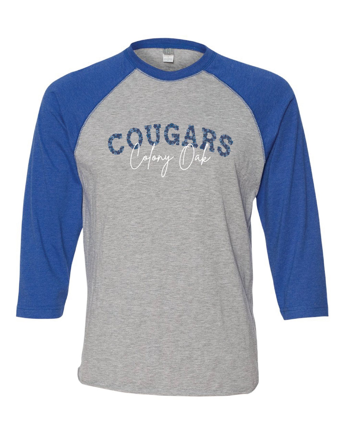Colony Oak Baseball Style Tee (choose your design)