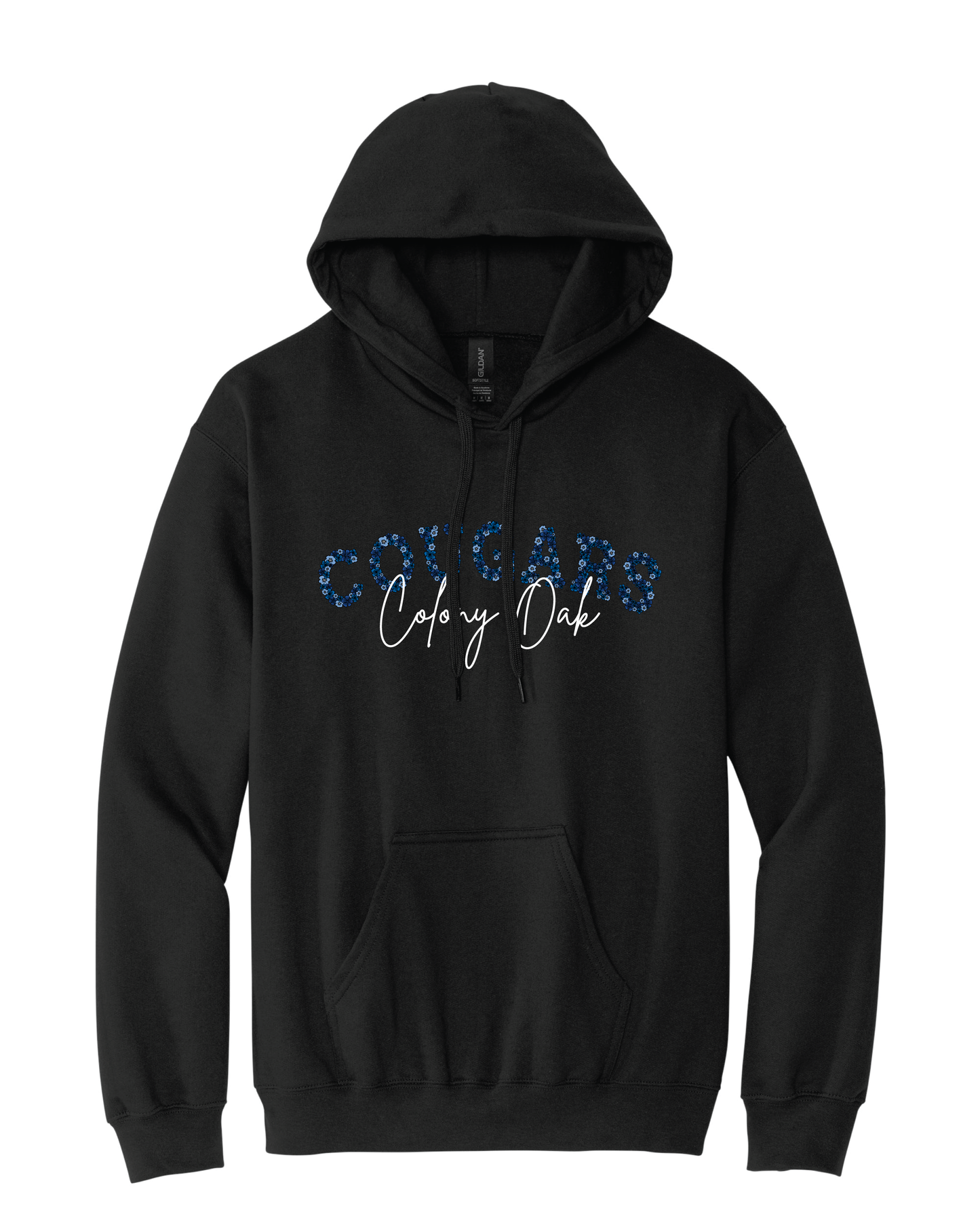 Floral Cougars Hoodie