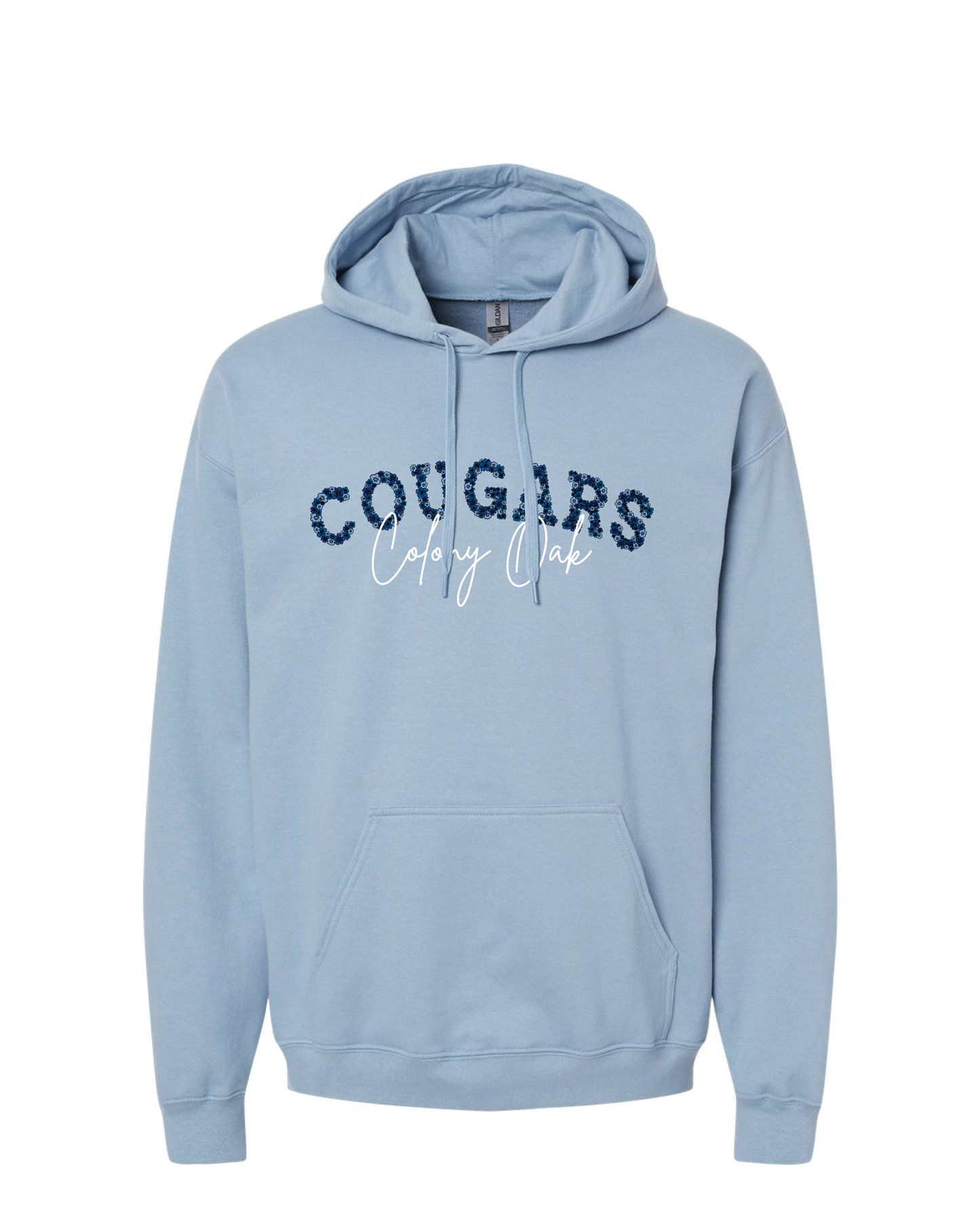 Floral Cougars Hoodie