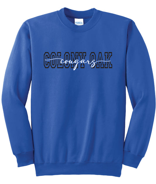Colony Oak Puff Crewneck Sweatshirt