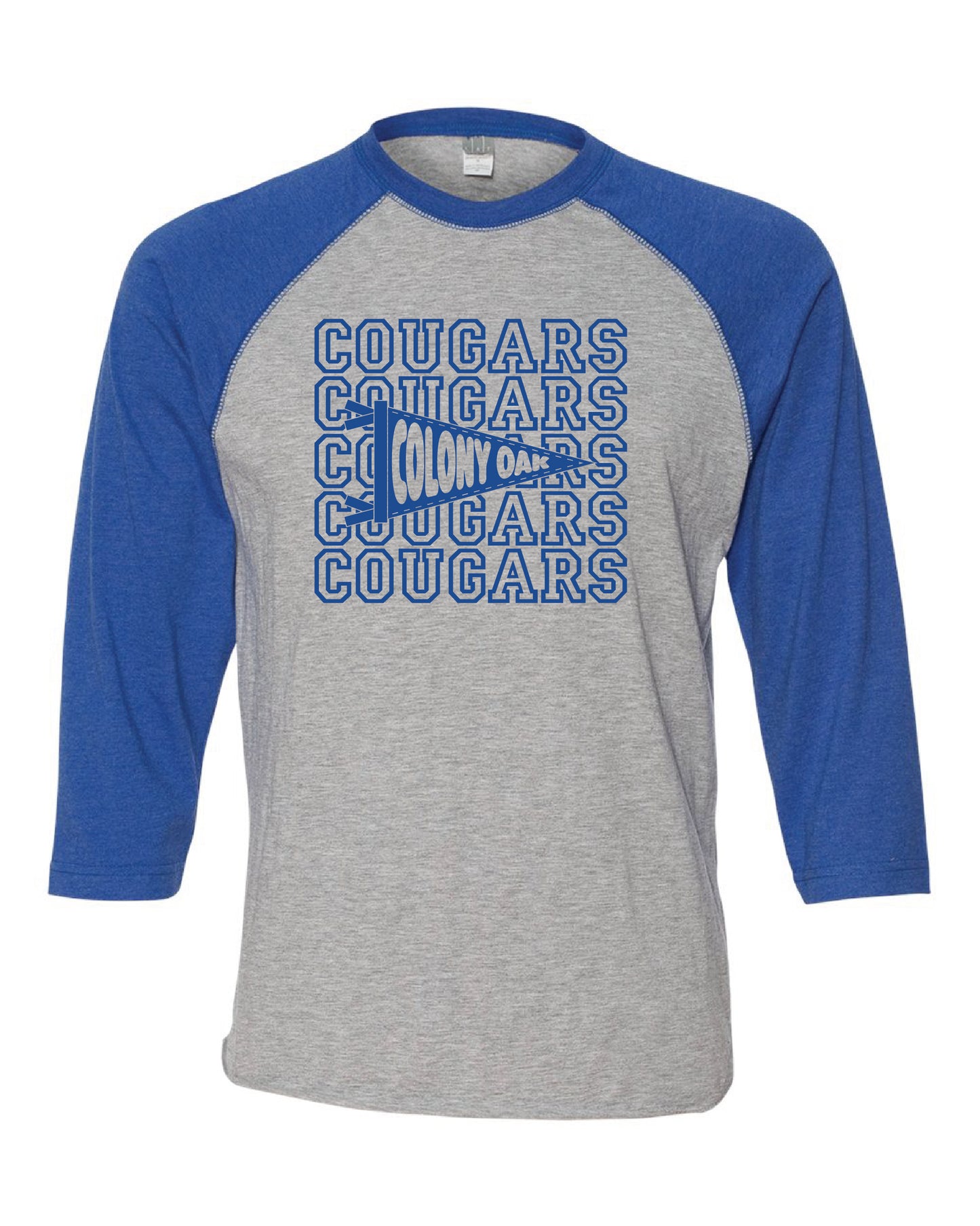 Colony Oak Baseball Style Tee (choose your design)