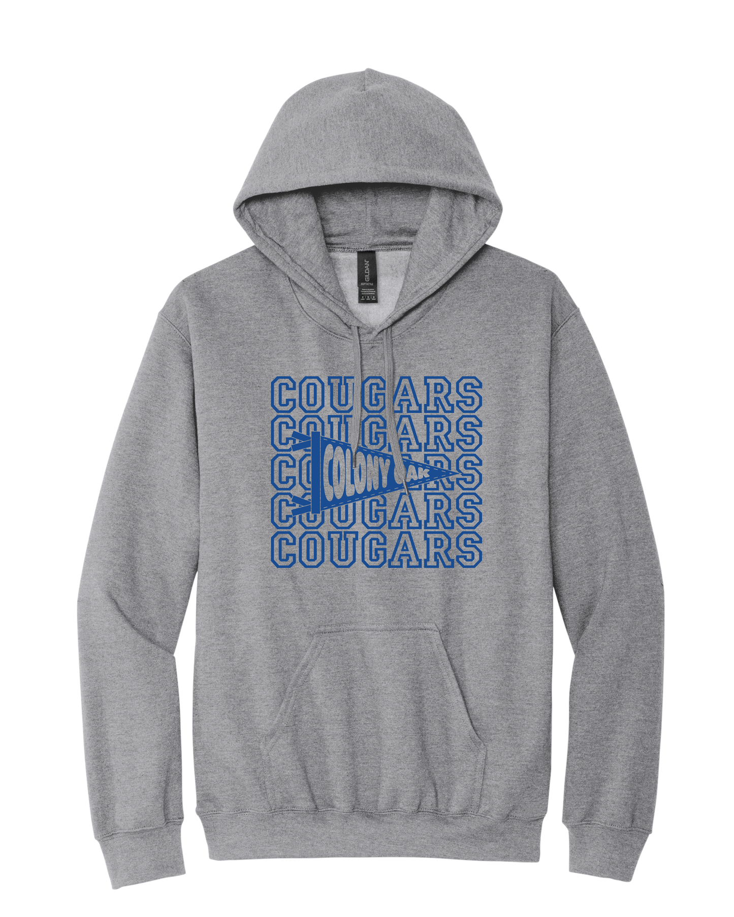 Cougar Pennant Flag Hoodie