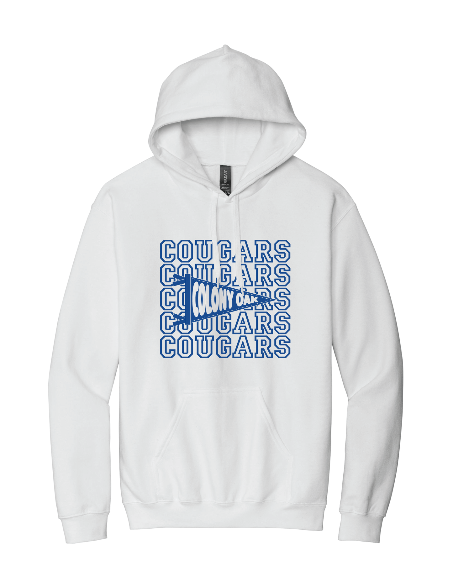Cougar Pennant Flag Hoodie