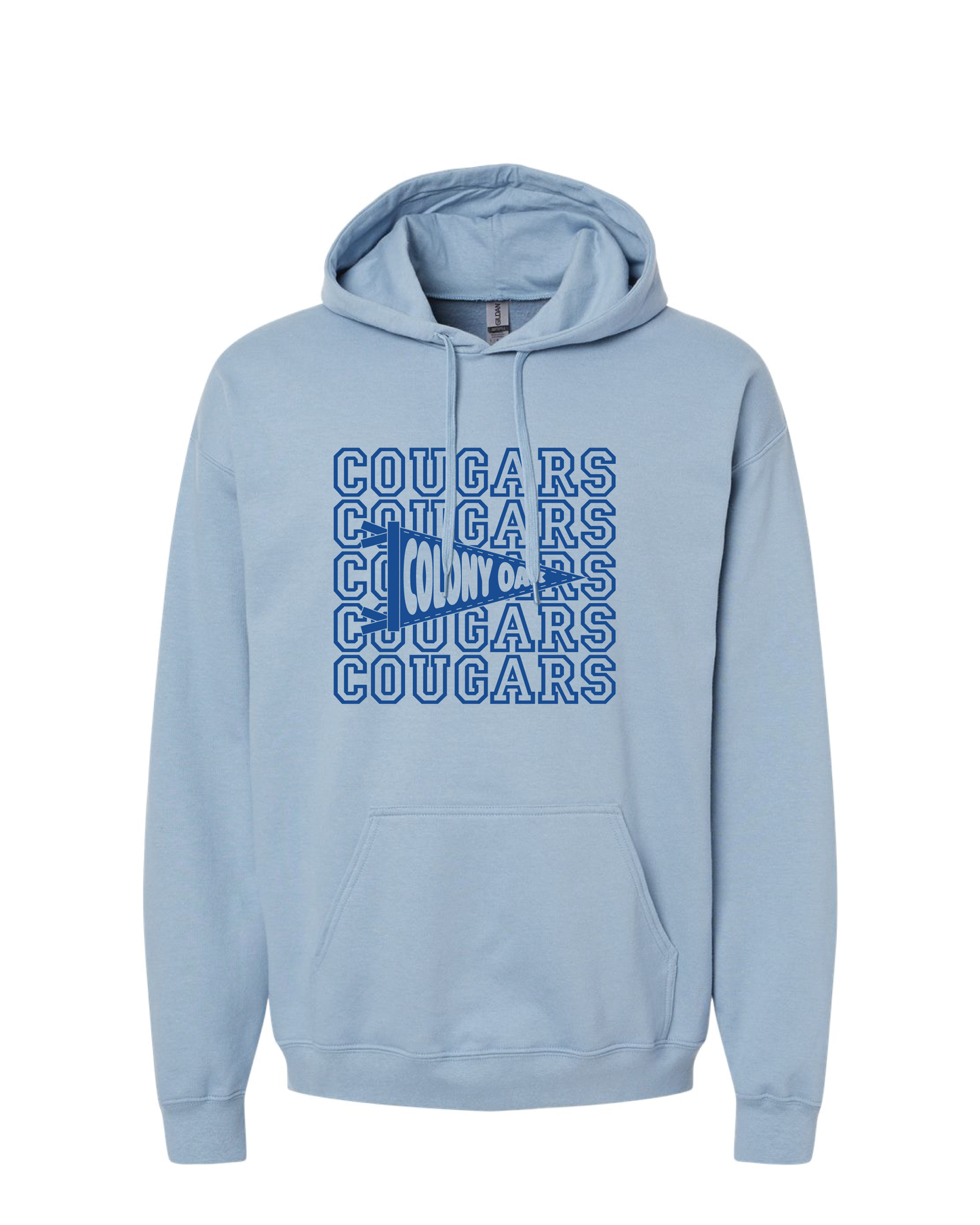 Cougar Pennant Flag Hoodie