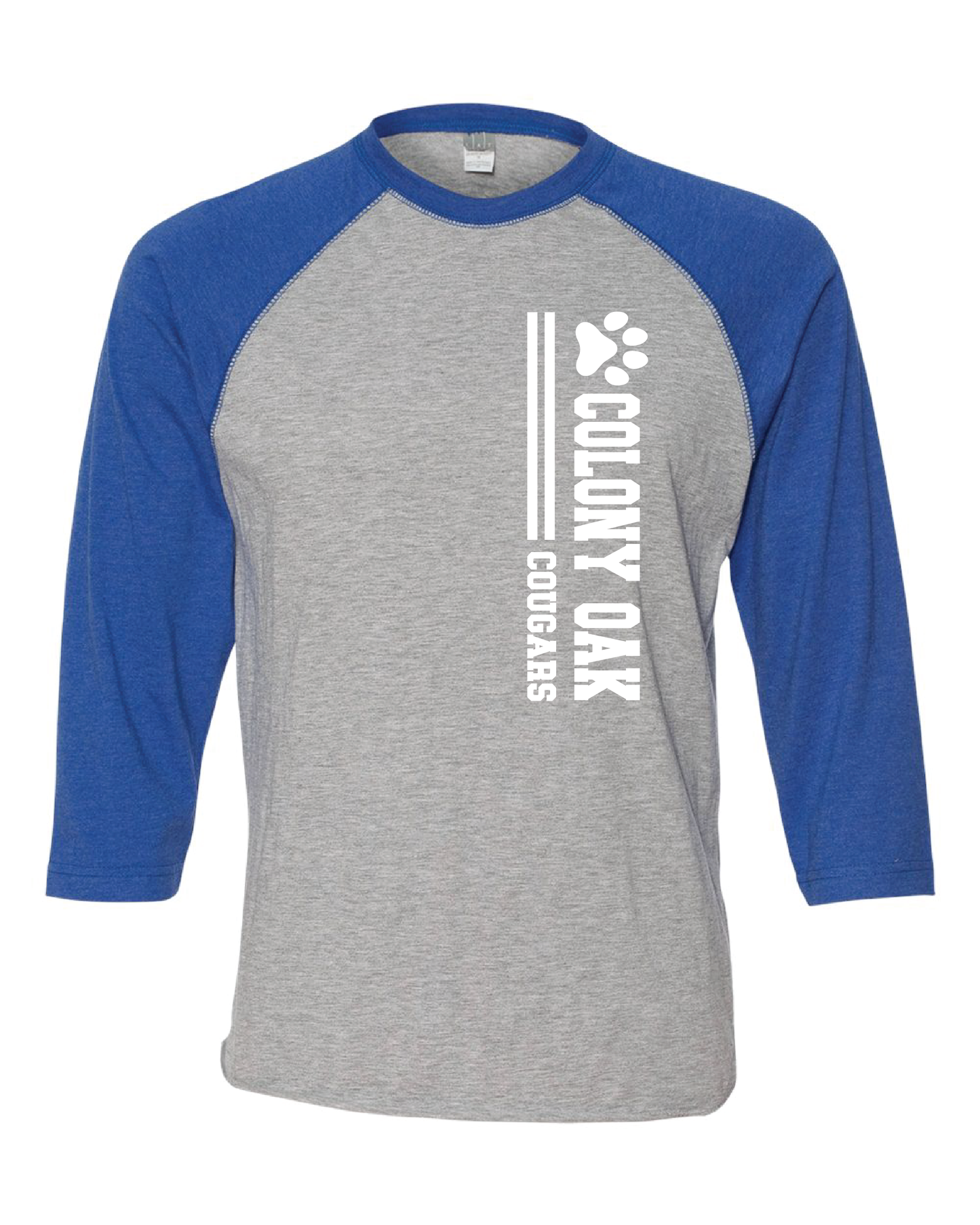 Colony Oak Baseball Style Tee (choose your logo)