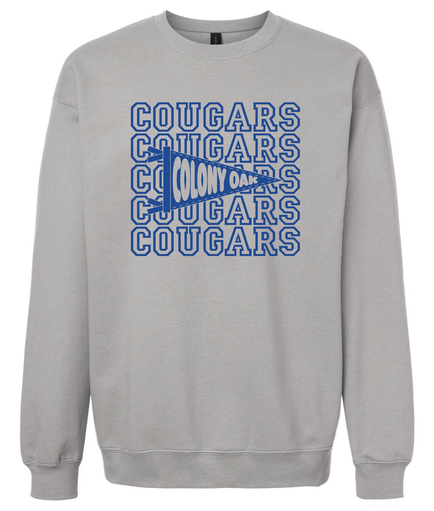 Cougar Pennant Flag Crewneck Sweatshirt