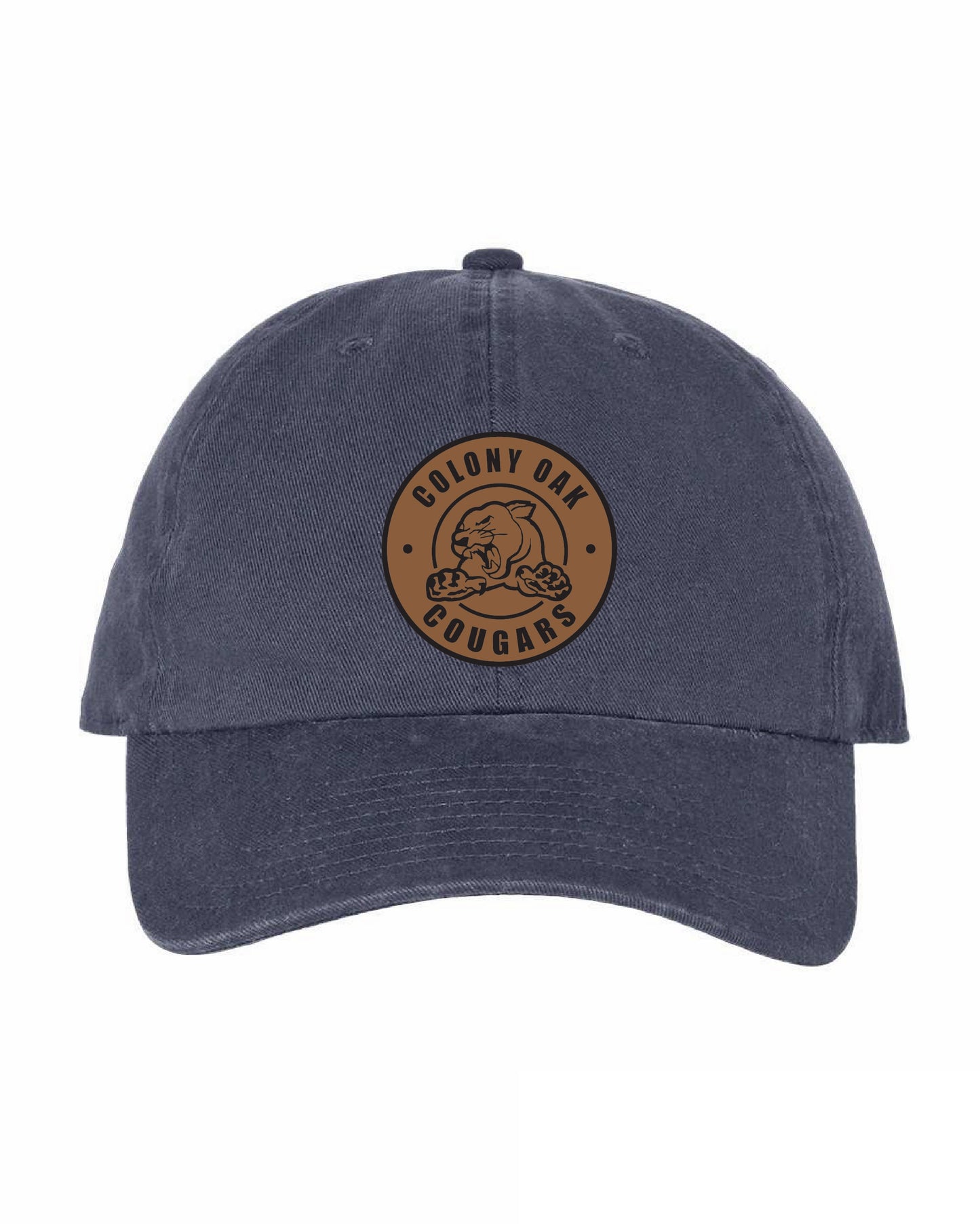 Twill Leather Patch Hat