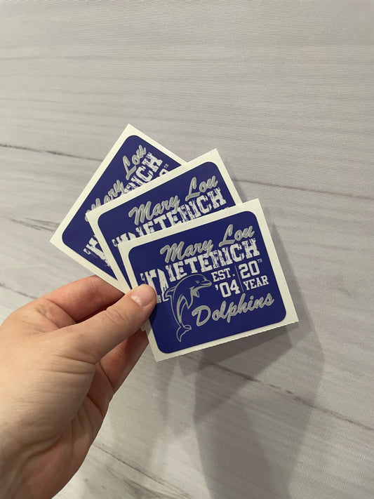 *CLEARANCE* 20th Anniversary Vinyl Stickers/Car Decal