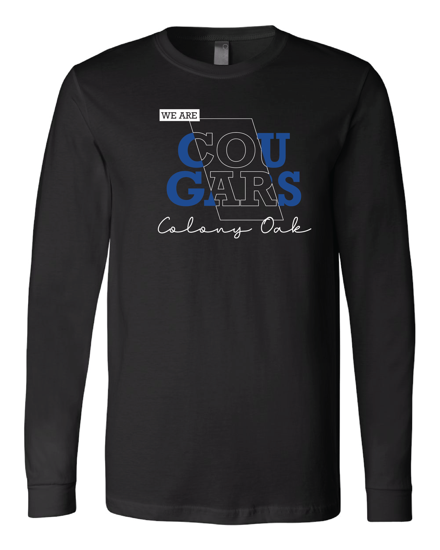 Colony Oak Long Sleeve Tee (choose your logo)