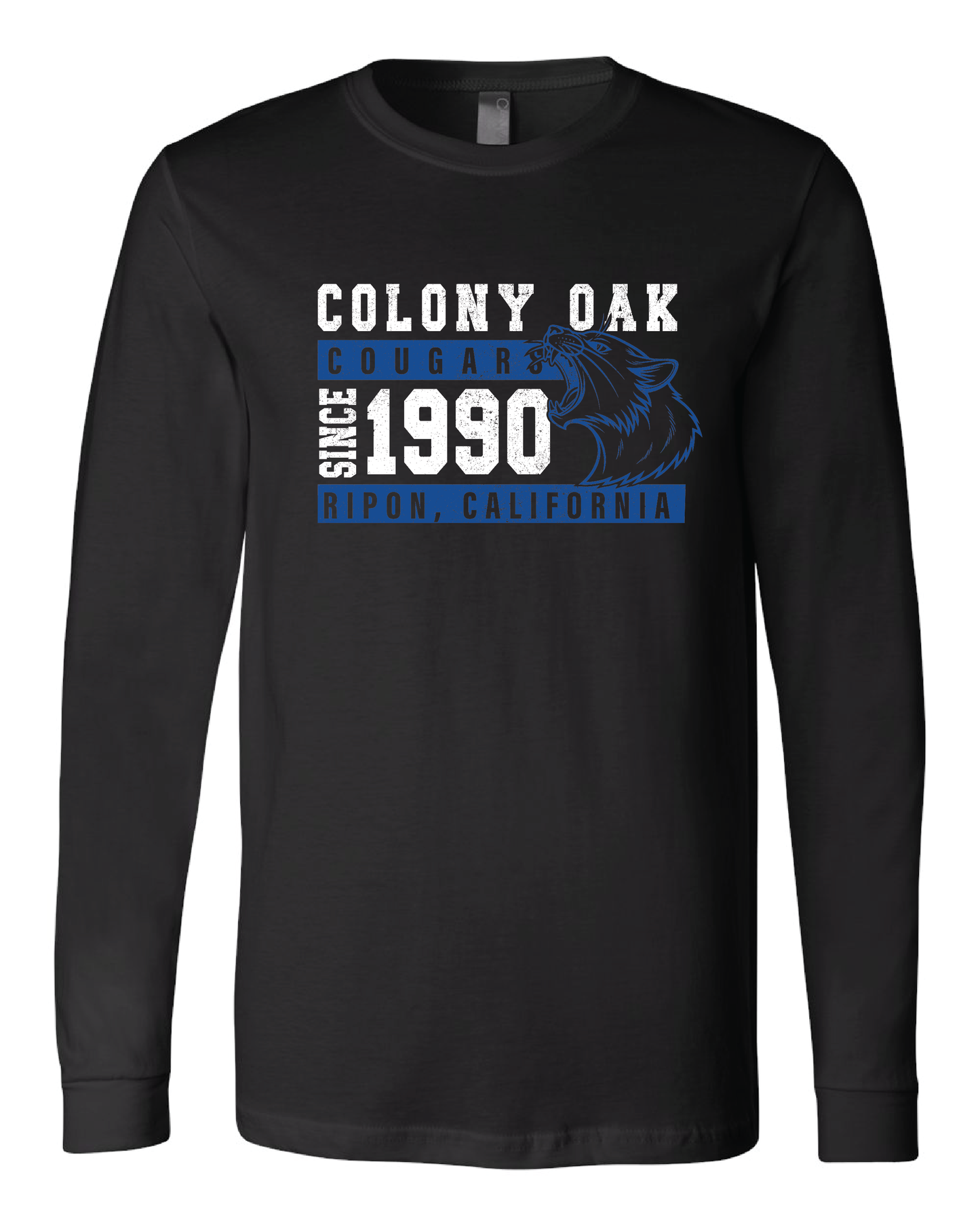 Colony Oak Long Sleeve Tee (choose your logo)
