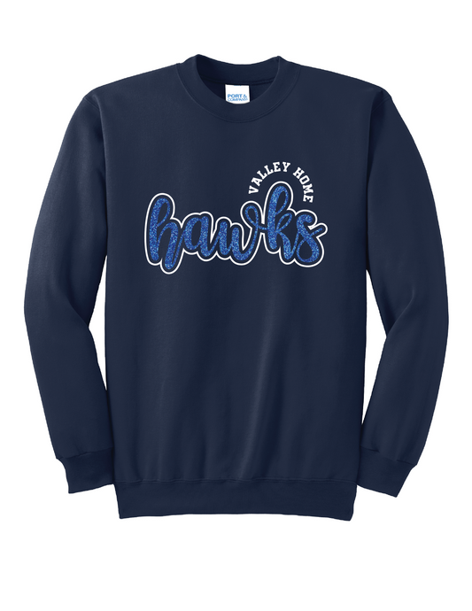 Valley Home Glitter Crewneck