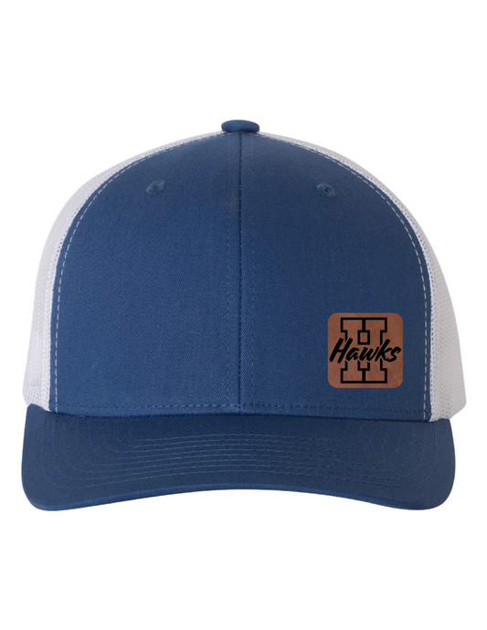 Richardson Leather Patch Snapback Hat