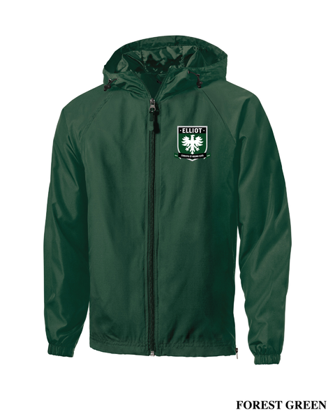 Hooded Raglan Jacket