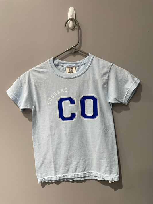 Light Blue Comfort Colors Cougar Tee