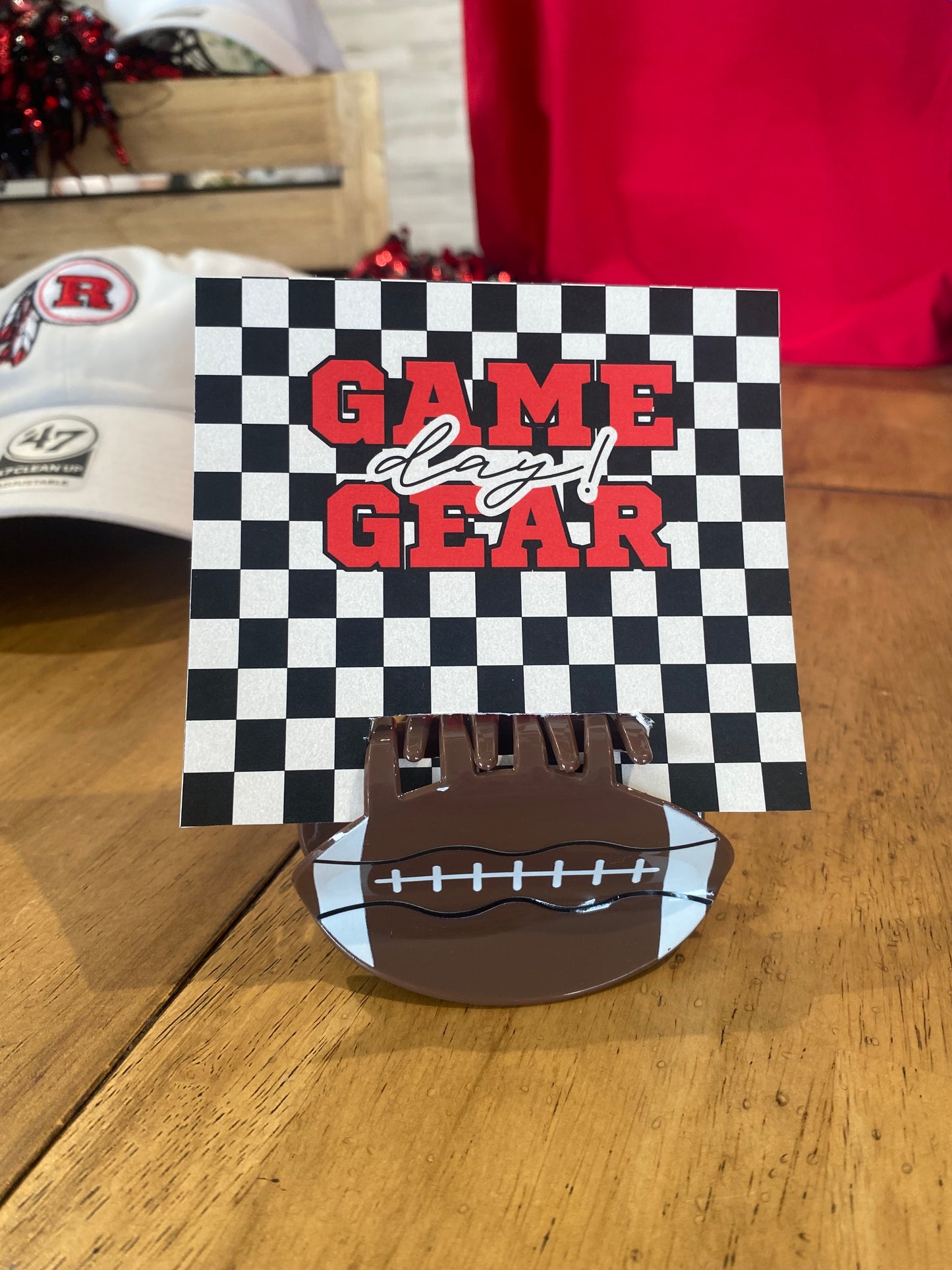 Football Claw Clip