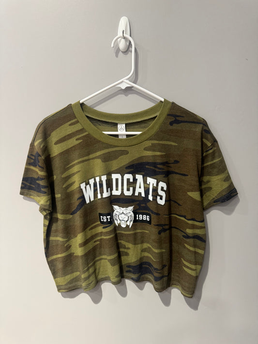 Camo Weston Crop Tee