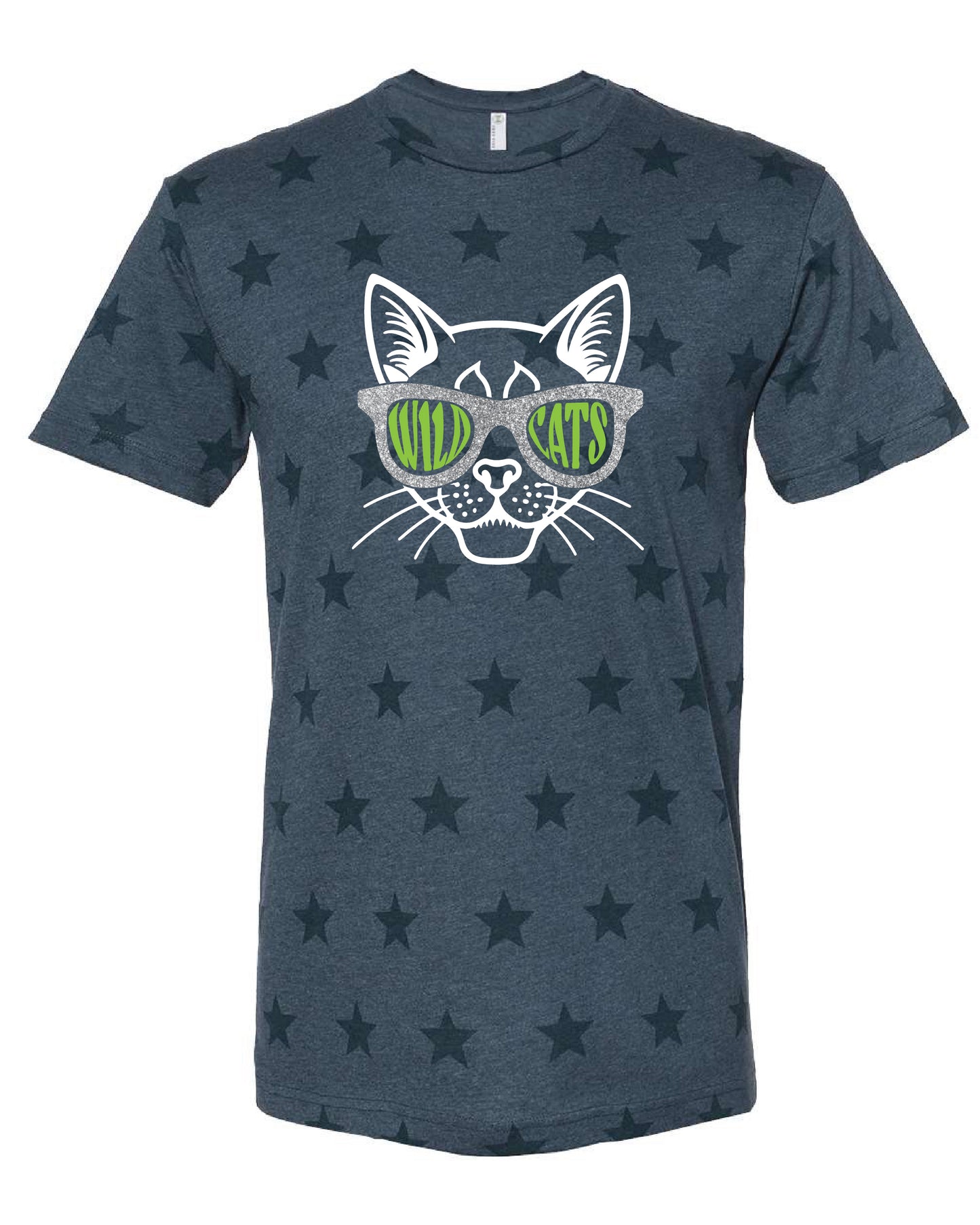 Glitter Glasses Wildcat Tee