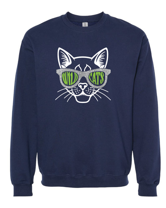 Glitter Glasses Crewneck