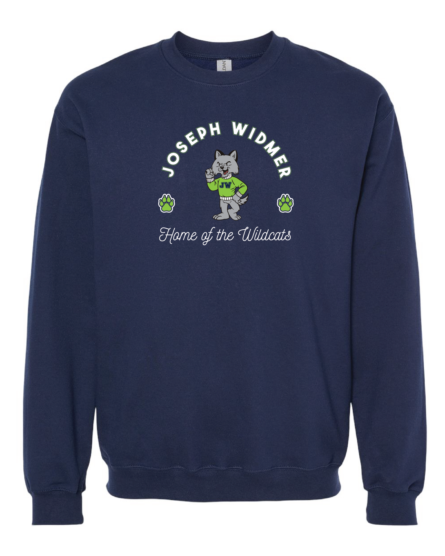 Wildcat Caricature Crewneck Sweatshirt