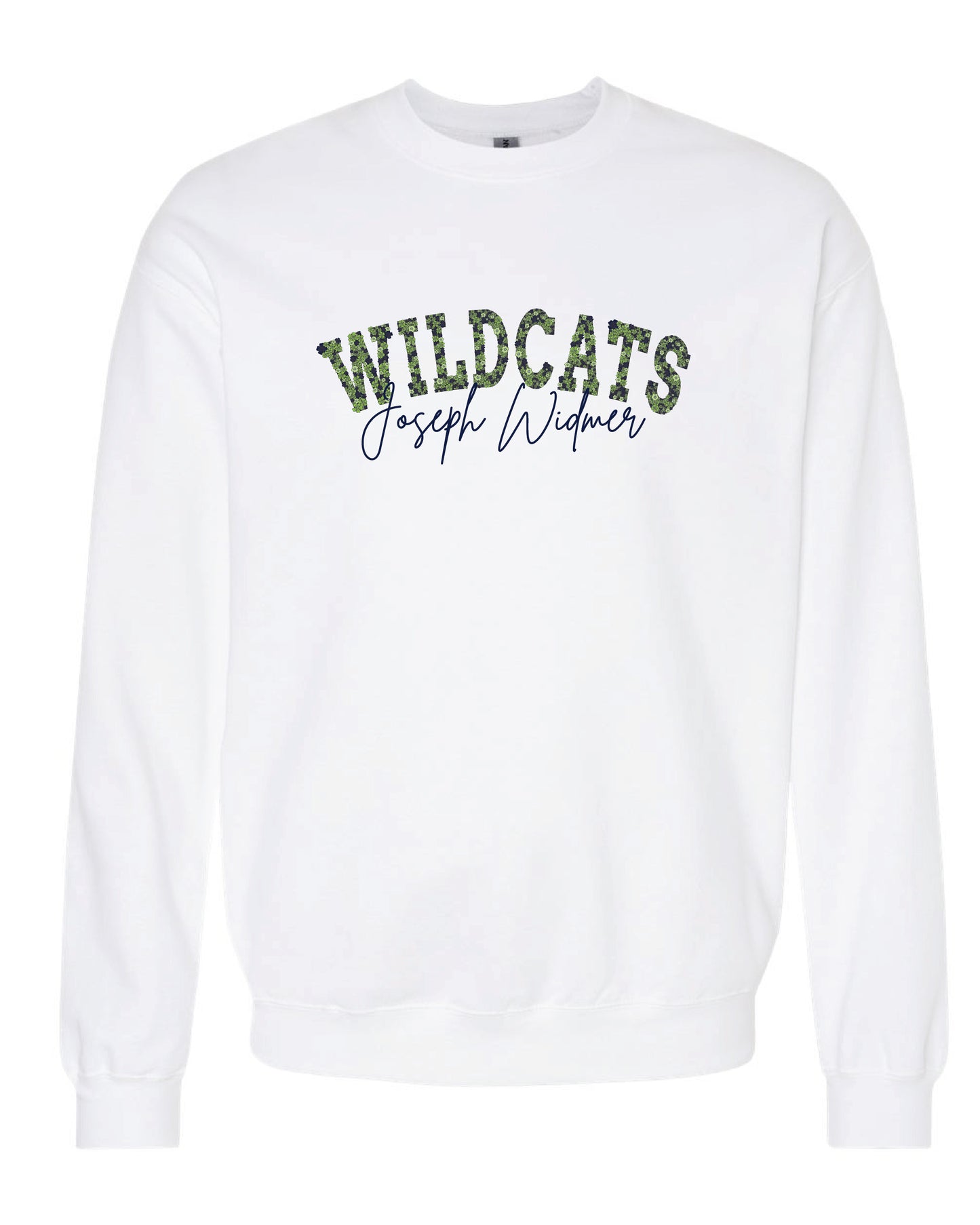 Floral Wildcats Crewneck