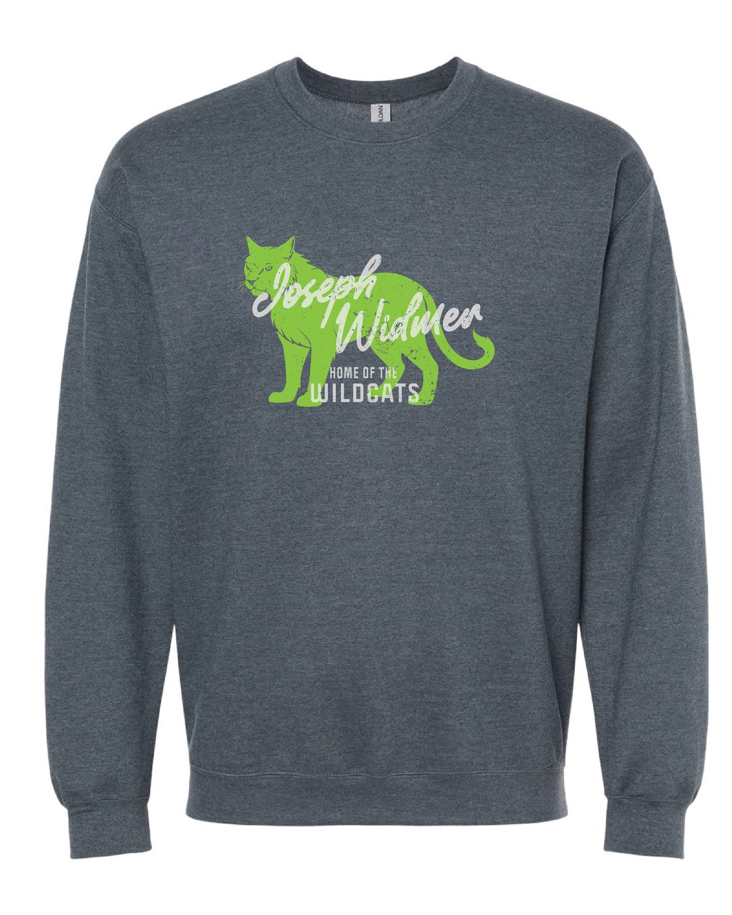 Distressed Wildcats Crewneck