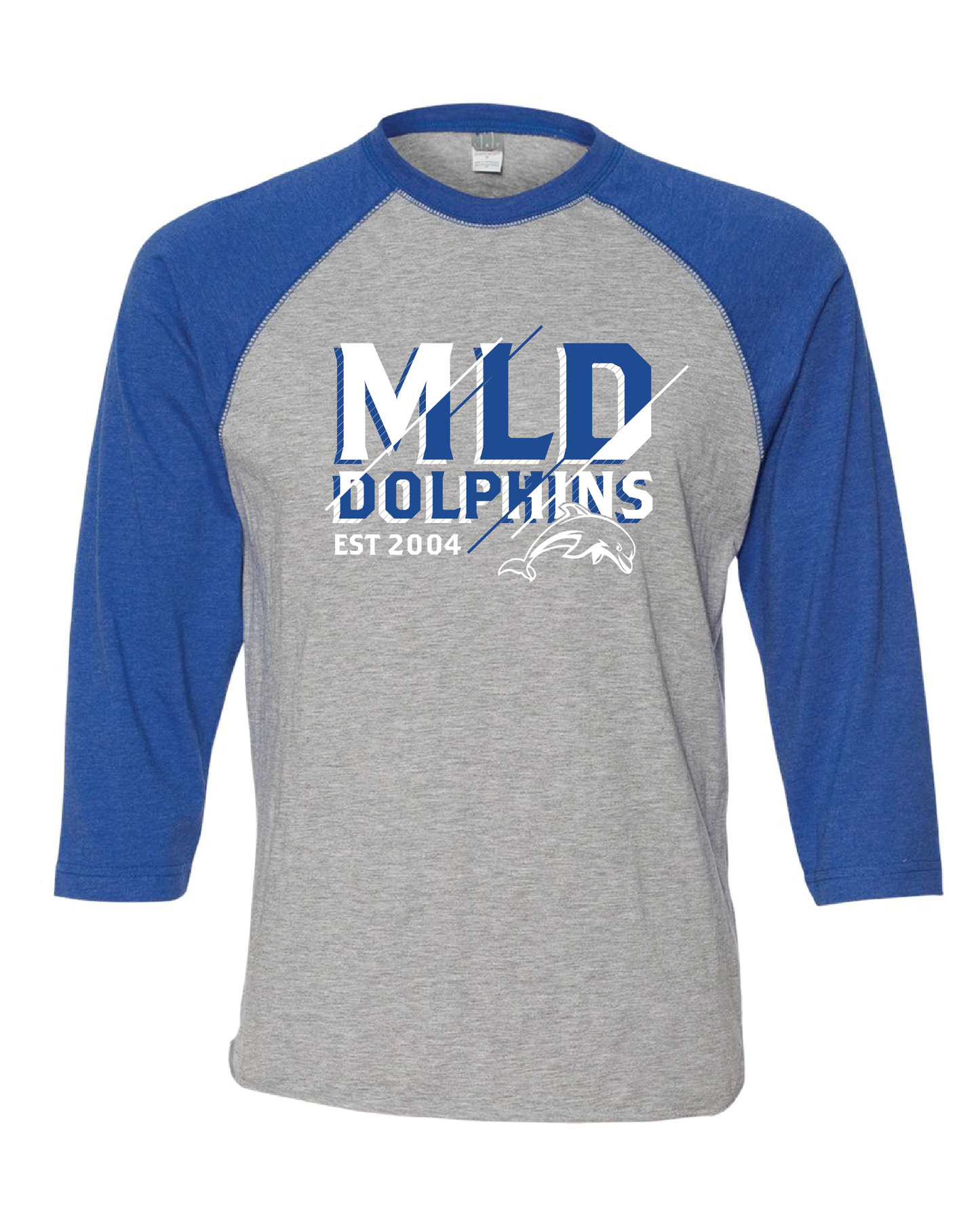 MLD Baseball Style Tee (choose your design)