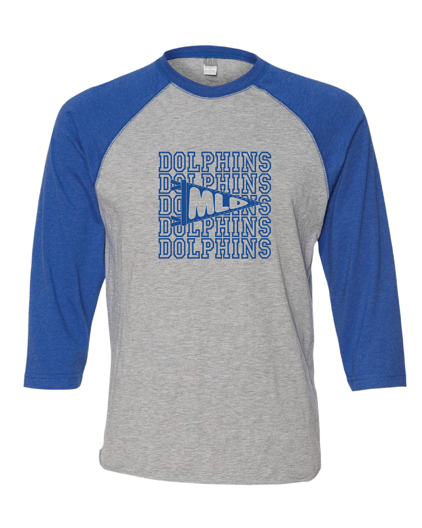 MLD Baseball Style Tee (choose your design)