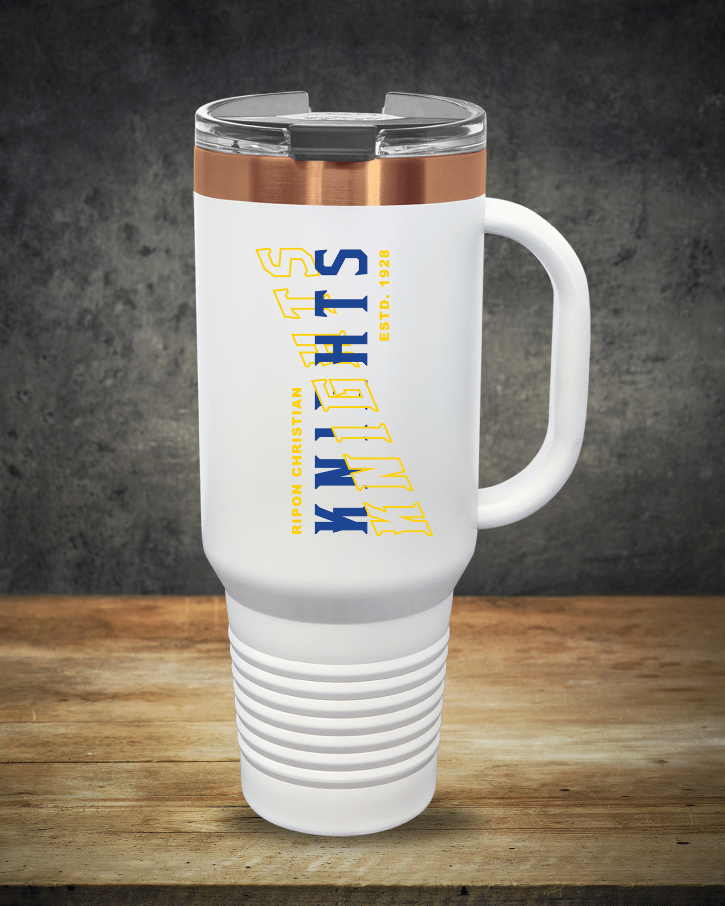 UV Printed 40 oz Travel Mug with Straw