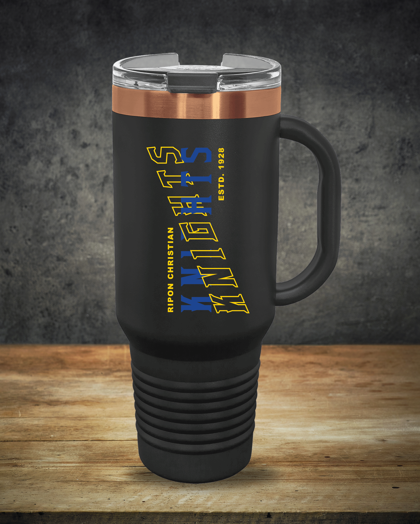 UV Printed 40 oz Travel Mug with Straw