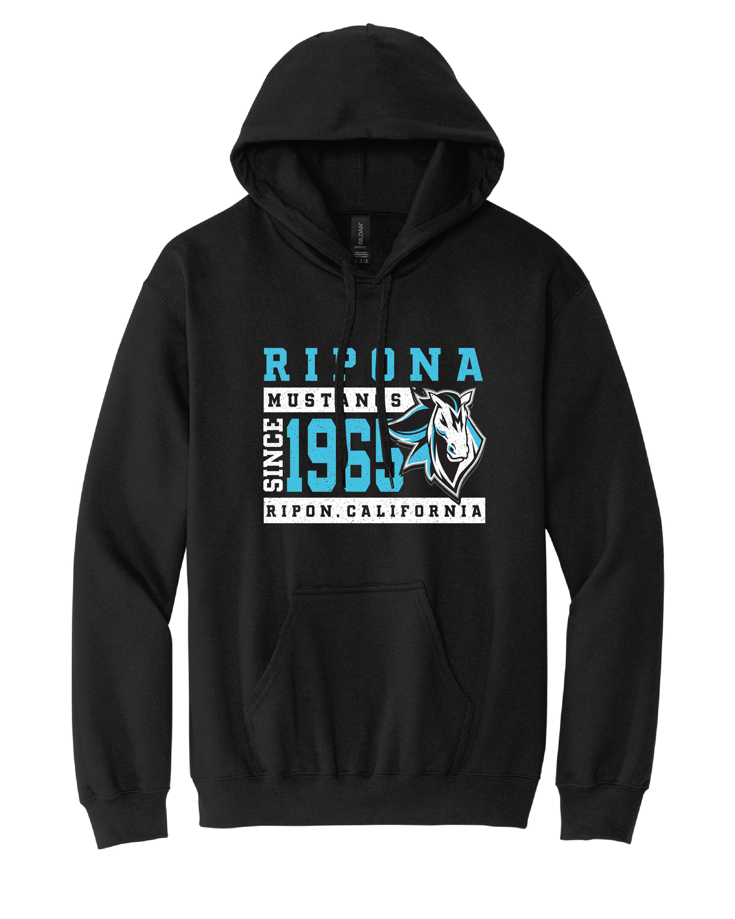 Mustang Distressed Hoodie