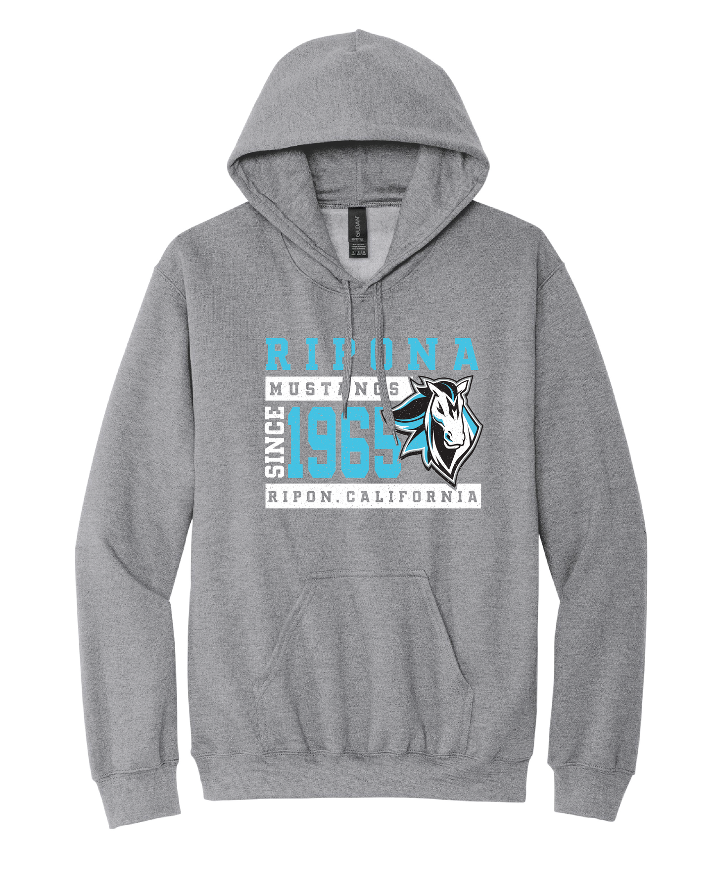 Mustang Distressed Hoodie