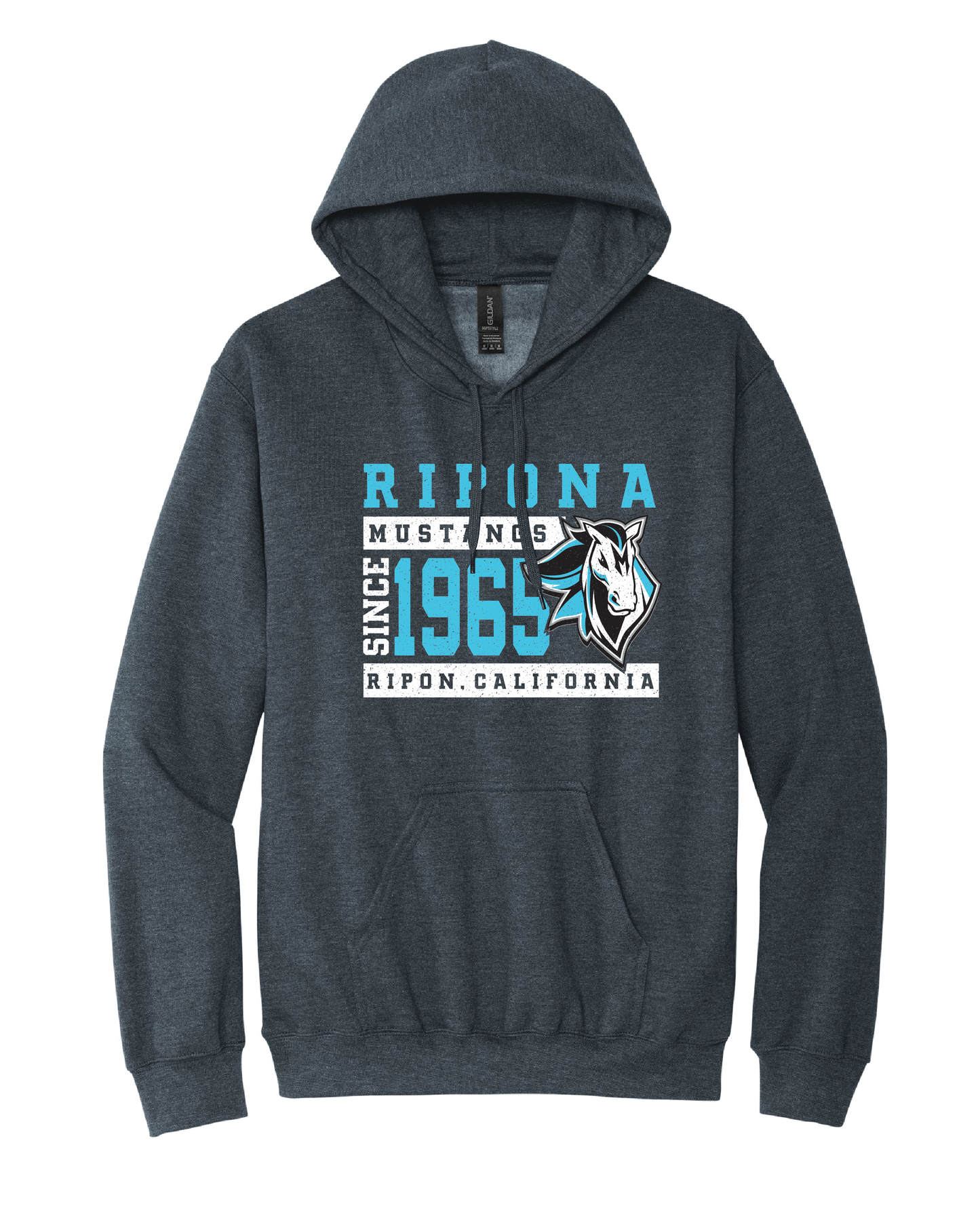 Mustang Distressed Hoodie