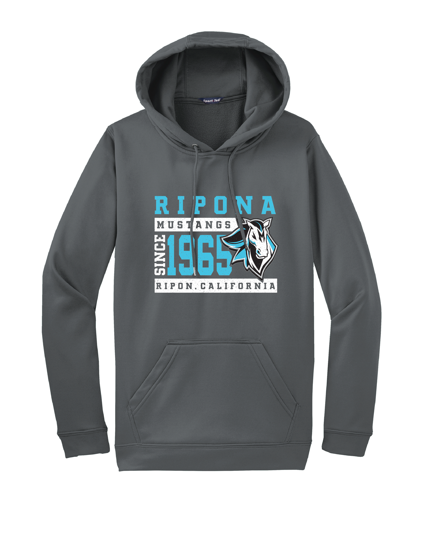 Mustang Distressed Hoodie
