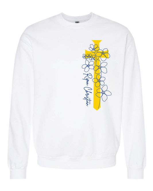 RC Floral Sword Crewneck Sweatshirt
