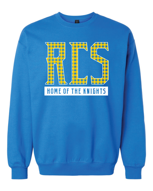 RC Plaid Crewneck Sweatshirt