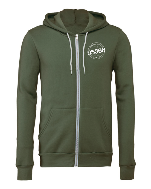 Ripon Motifs Zip-Up Hoodie