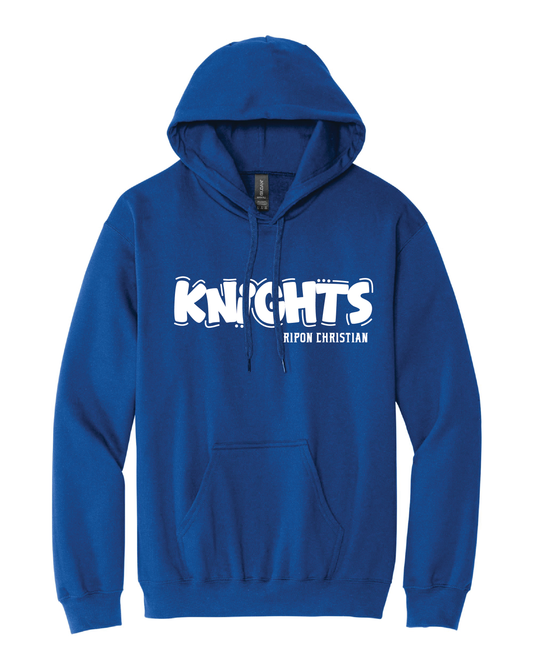 Knights Puff Paint Hoodies