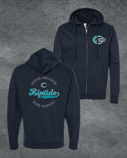 RIHS Crest Zip Up Hoodie
