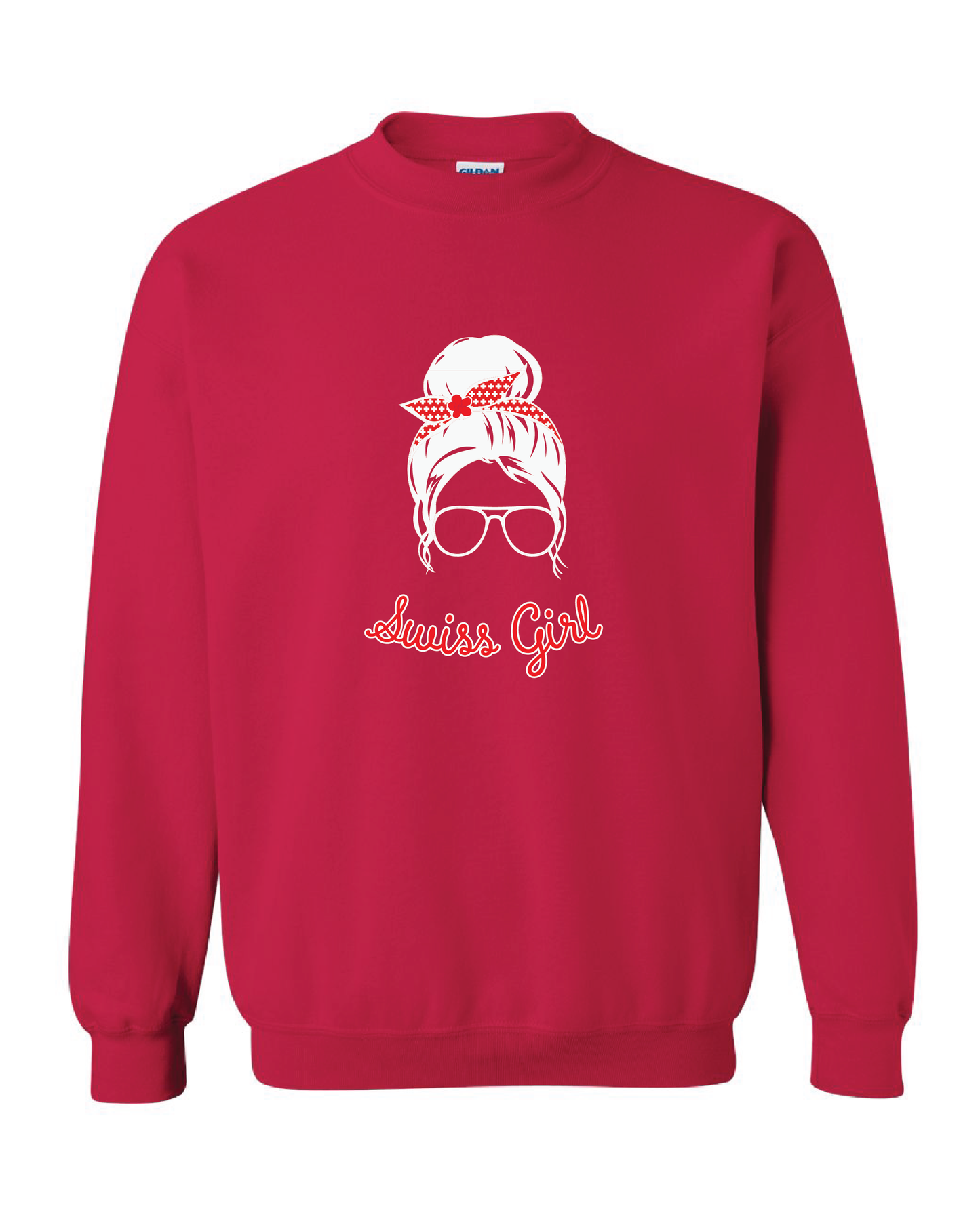 Swiss Girl Crewneck Sweatshirt