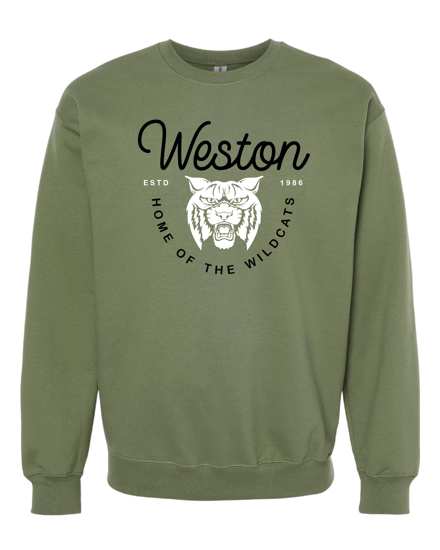 Curly Wildcats Crewneck Sweatshirt