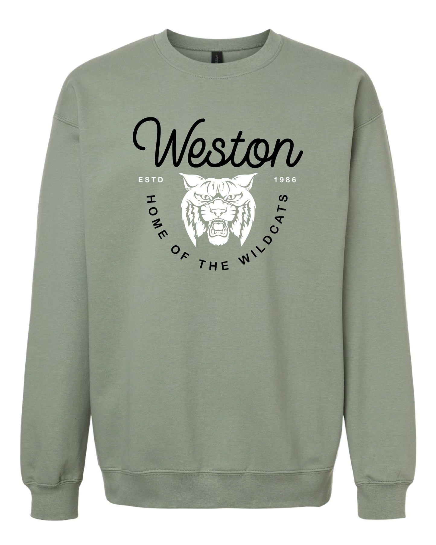 Curly Wildcats Crewneck Sweatshirt