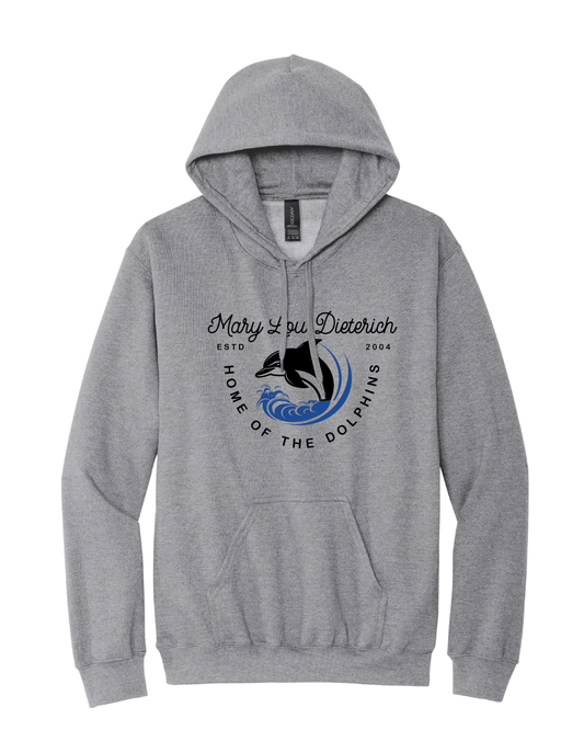 Curly Dolphins Hoodie