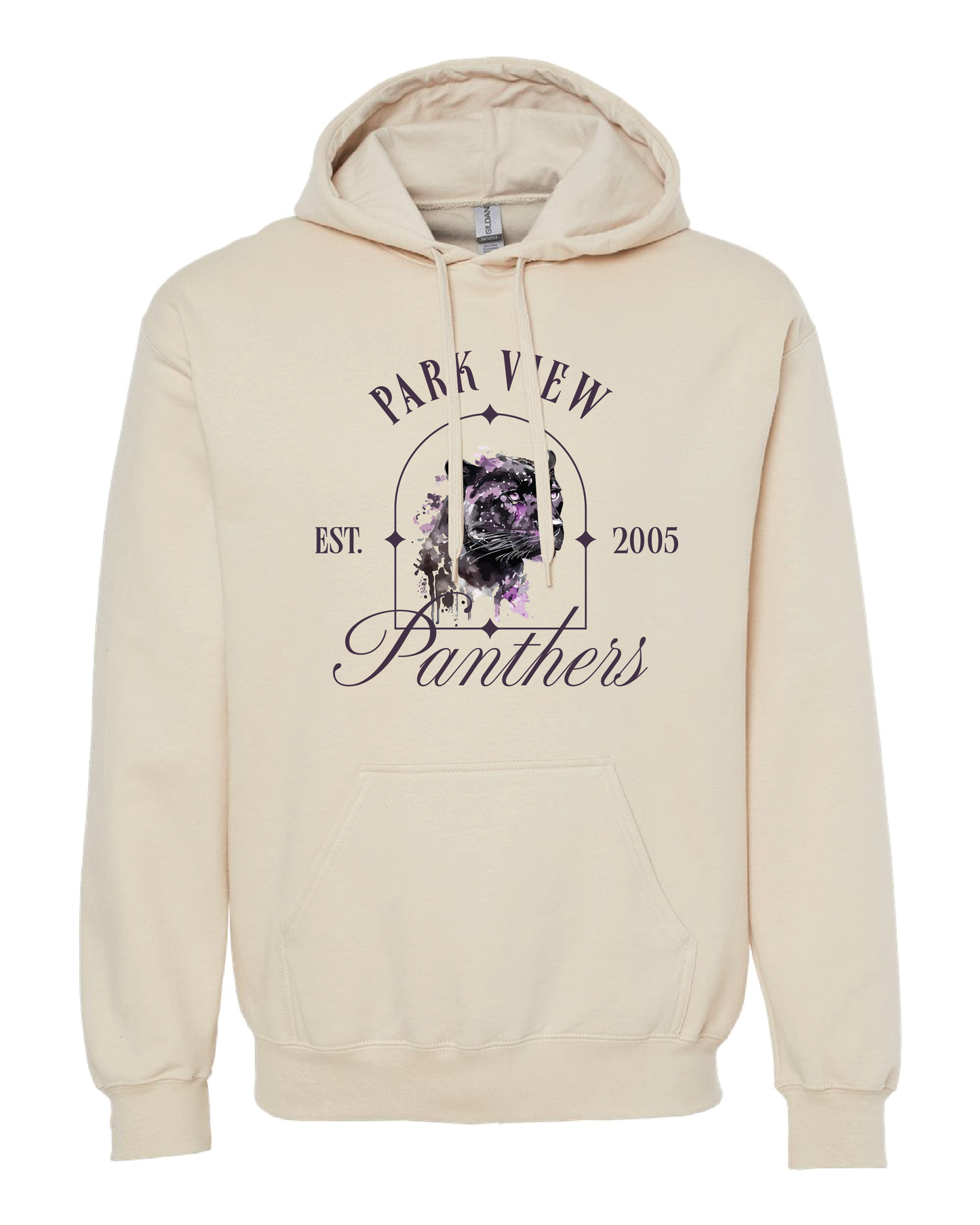 Water Color Panther Hoodie