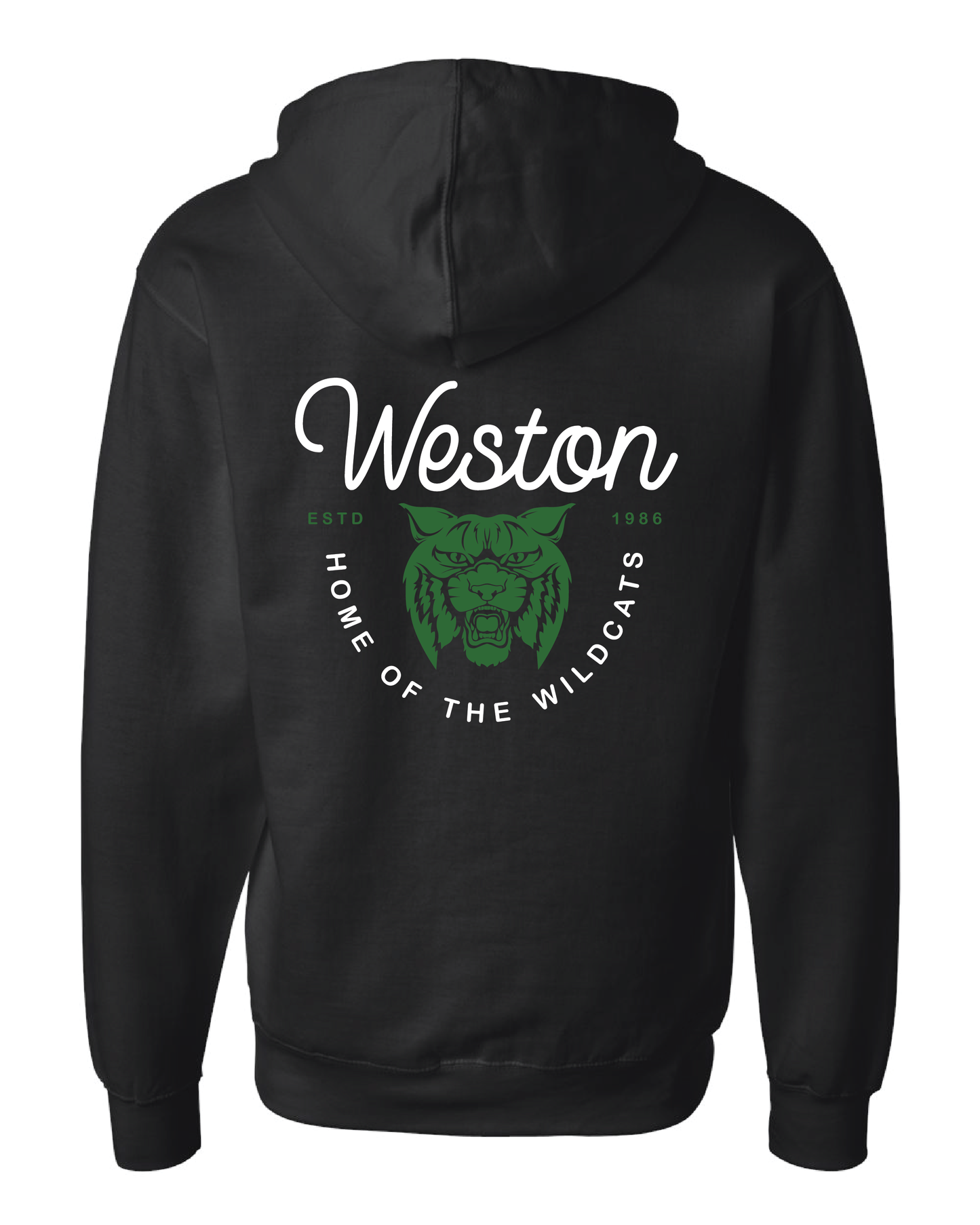 Curly Wildcats Zip Up Hoodie