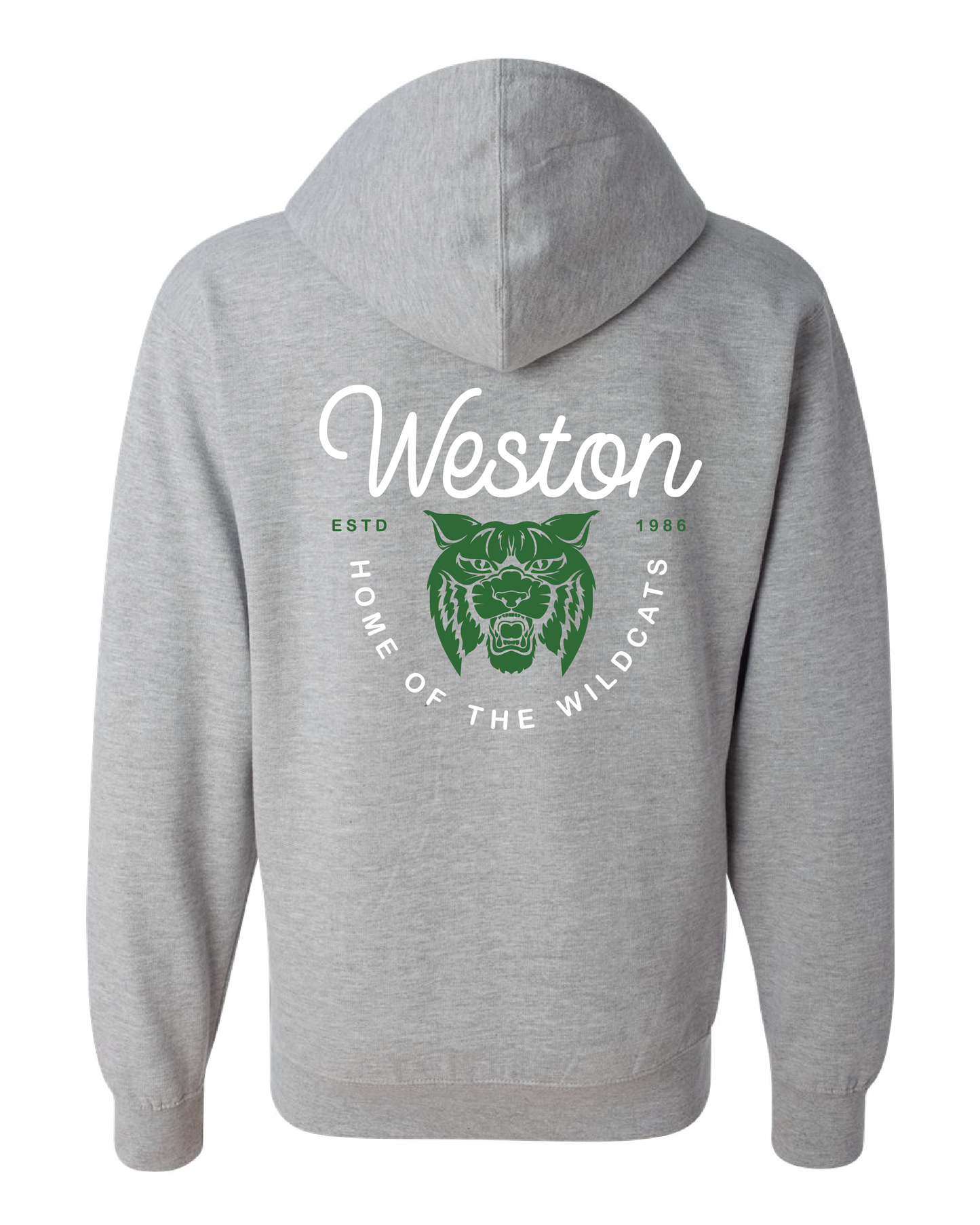Curly Wildcats Zip Up Hoodie