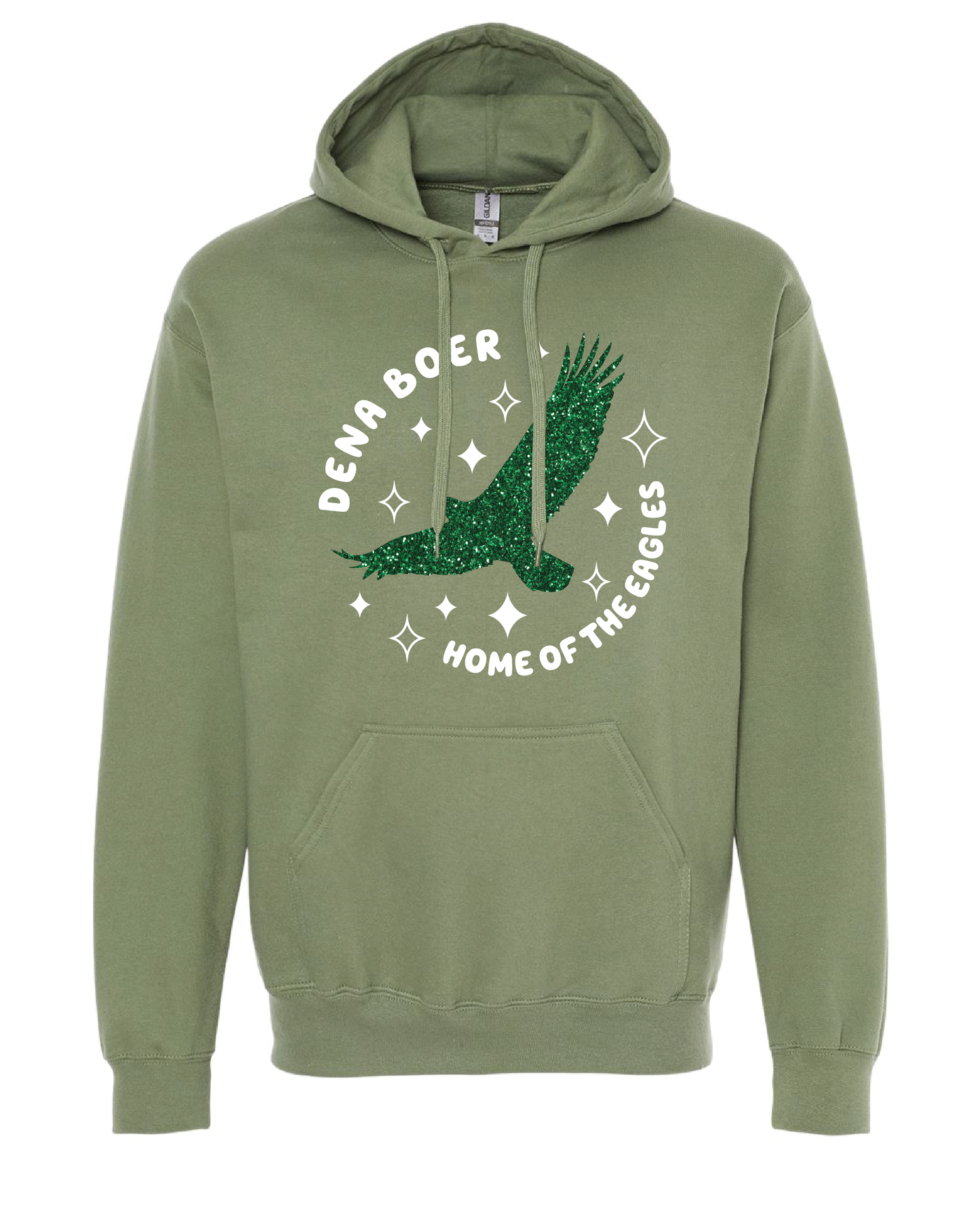 Eagles Glitter Hoodie