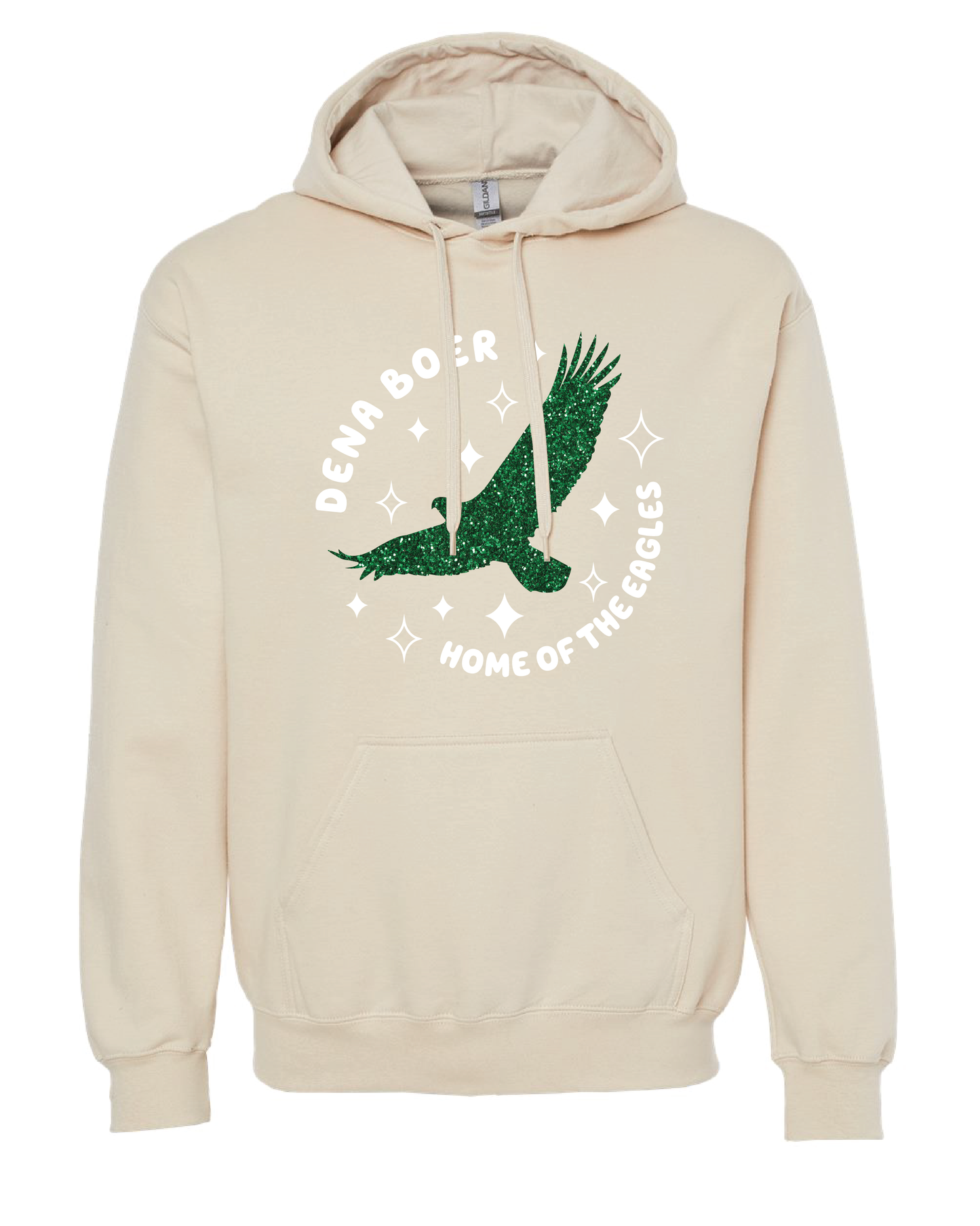 Eagles Glitter Hoodie