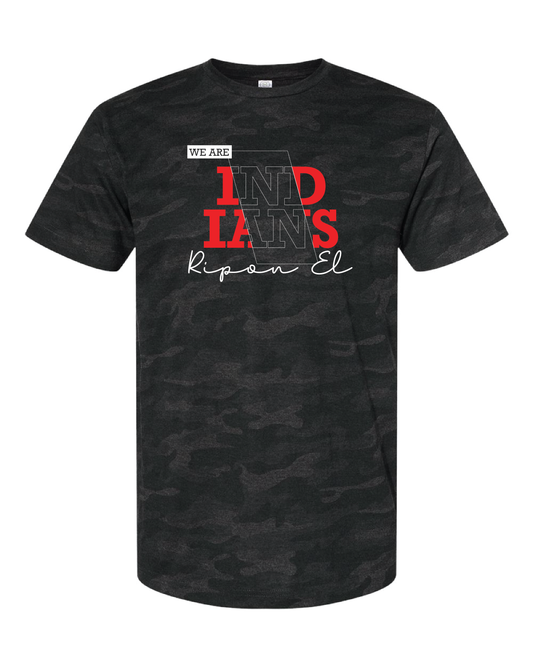 Line Art Indians Tee