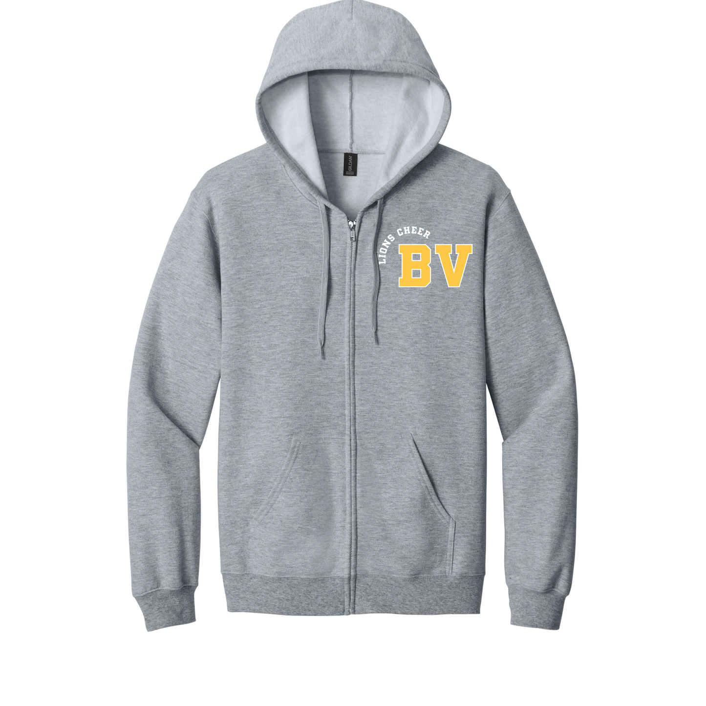 Collegiate Lion Zip-Up Sweatshirt